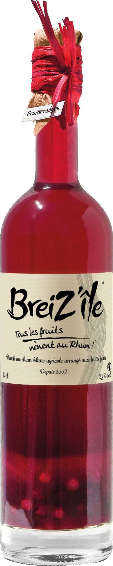 Breiz'île Tradition - Ron añejo Frutas Rojas 70 cl