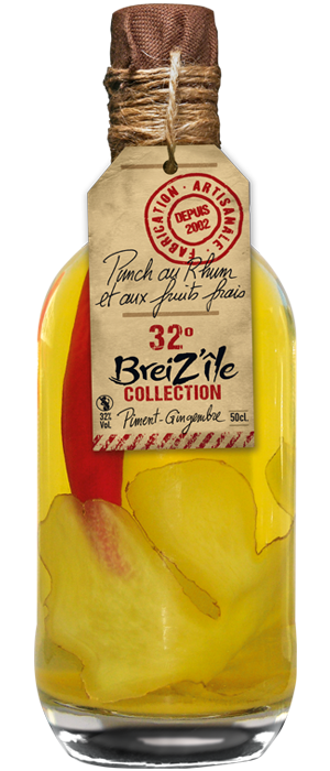 Breiz'ile - Breiz'Ile Collection - Rhum Arrangé Piment Gingembre 50 cl