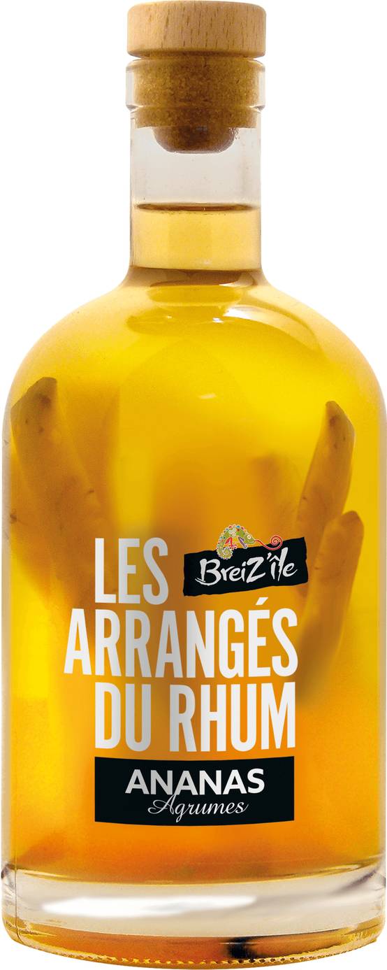 Les Arrangés du Rhum - Rhum Arrangé Ananas Agrumes 70 cl