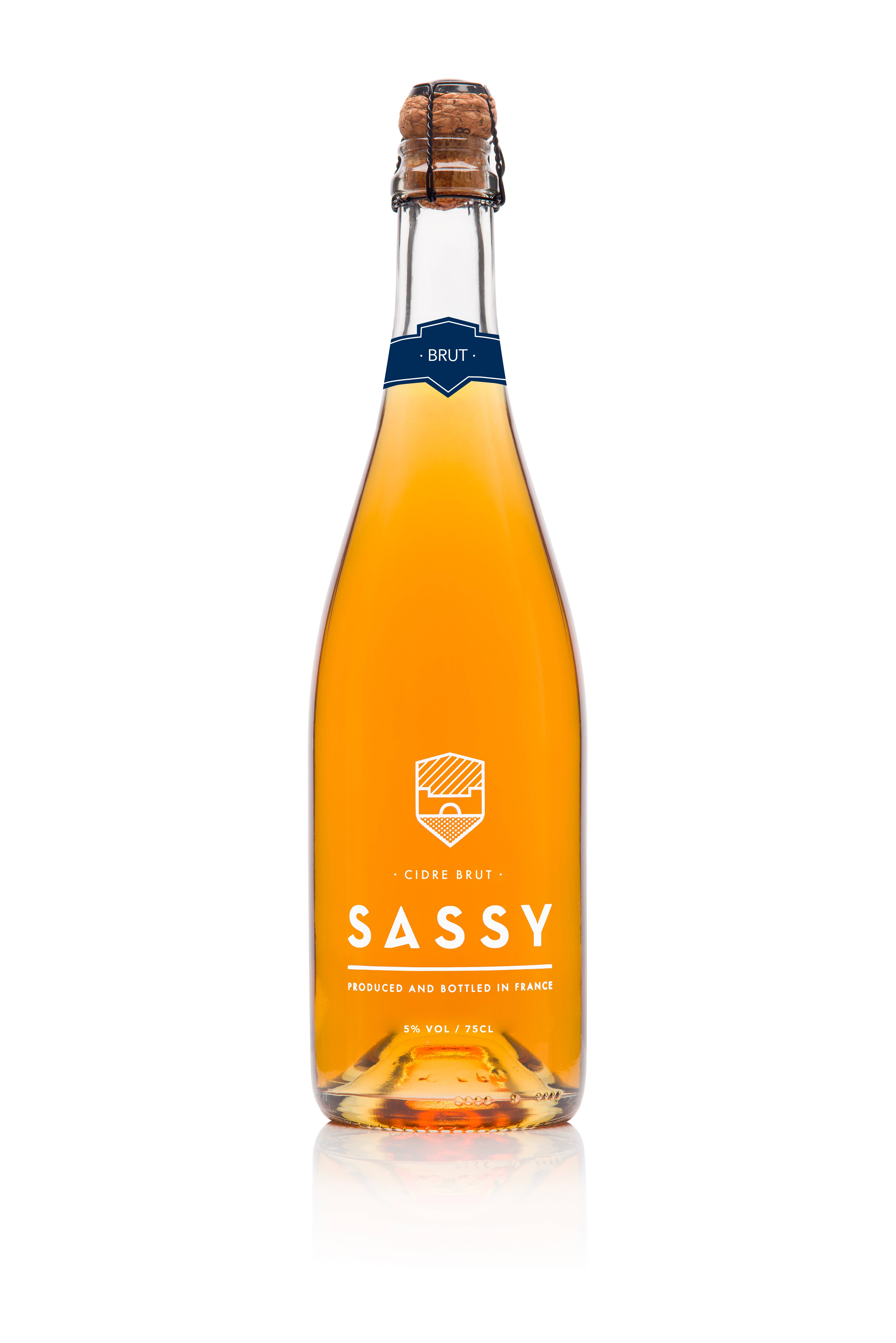 L.B.F. - Cidre brut BIO 5° 75 cl - Sassy