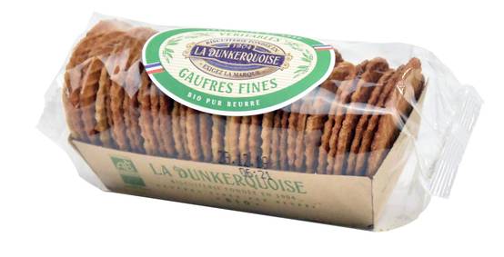 La Dunkerquoise - La Dunkerquoise - Panier Gaufres Fines Pur Beurre Bio 280 g - Image 1