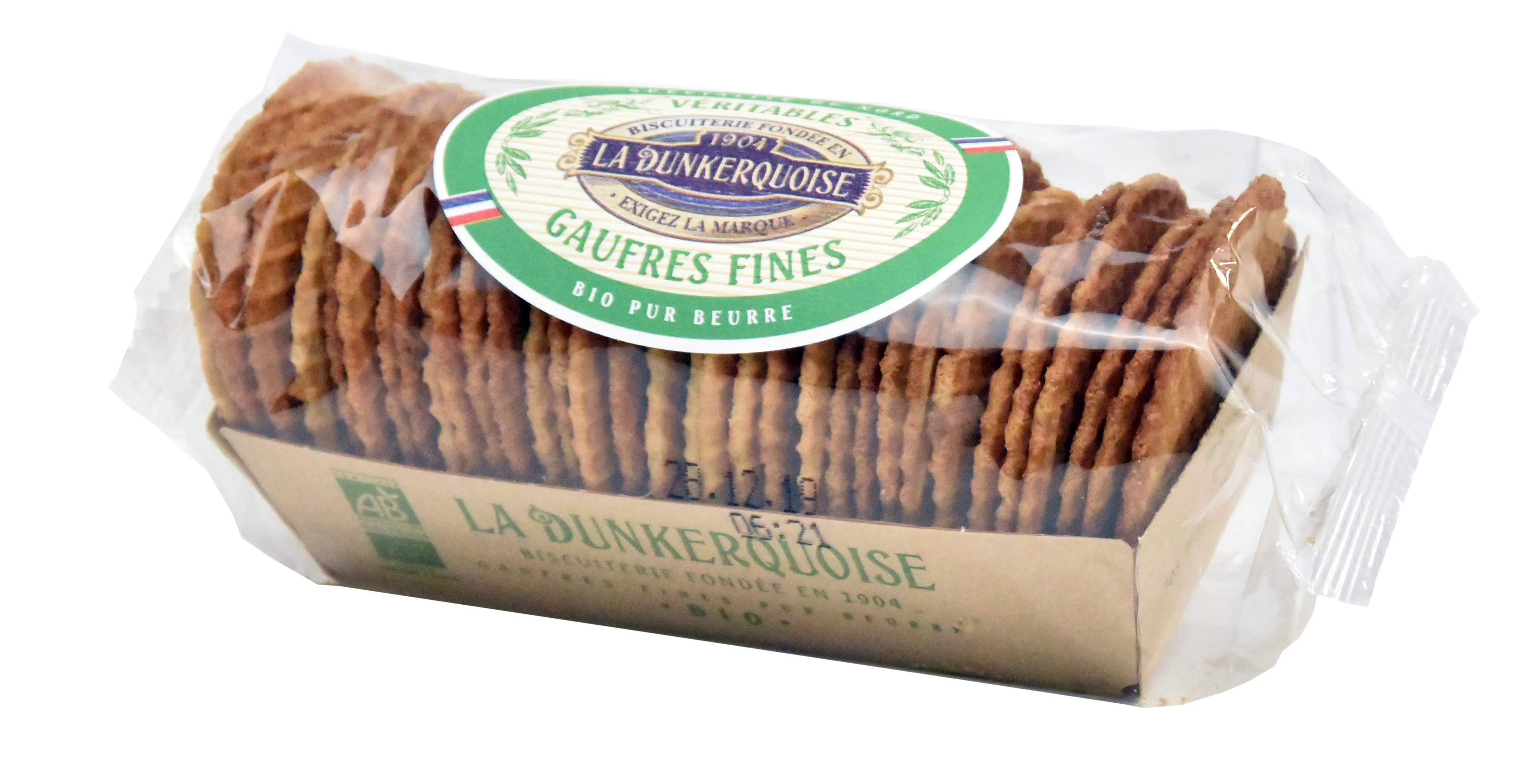 La Dunkerquoise - La Dunkerquoise - Panier Gaufres Fines Pur Beurre Bio 280 g - Imagen 1