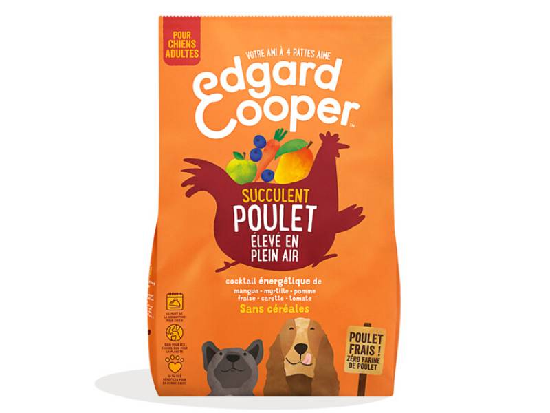 Edgard & Cooper - Croquettes chien adulte sans céréales poulet dinde volailles 12 kg - Edgard & Cooper - Imagen 9