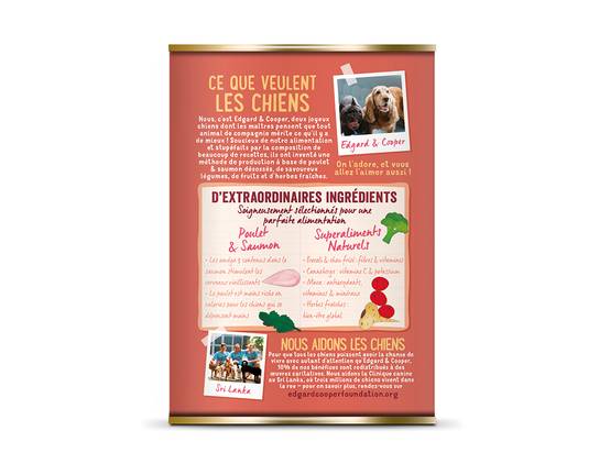 Nourriture Chien Senior Poulet-Saumon frais 400g Sans Céréales – EDGARD AND COOPER - Image 2