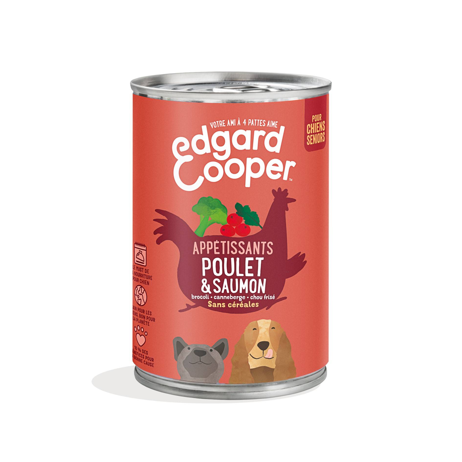 Nourriture Chien Senior Poulet-Saumon frais 400g Sans Céréales – EDGARD AND COOPER - Image 7