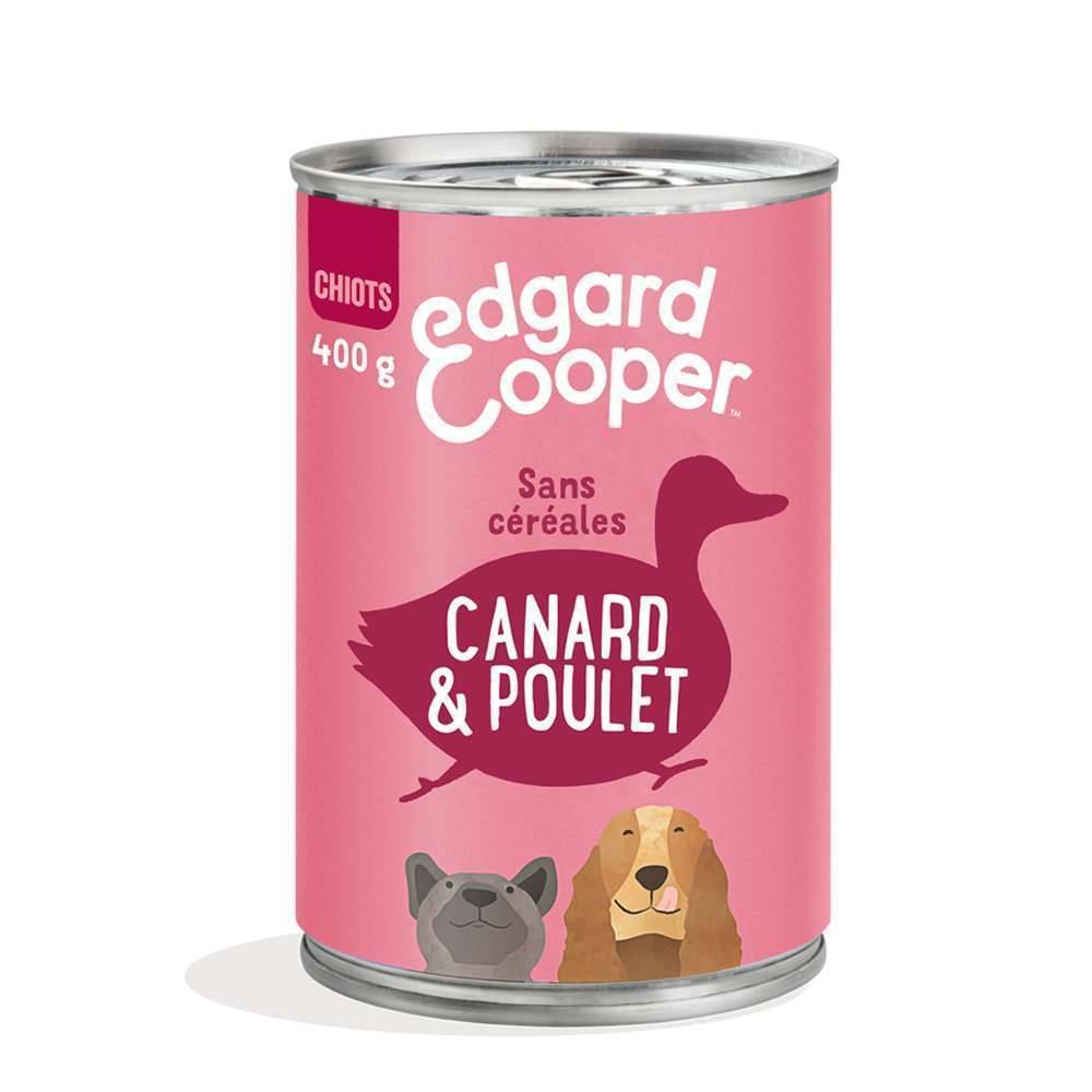 Edgard & Cooper - Pâtée pour chiot sans céréales canard poulet 400 g - Edgard & Cooper - Image 1