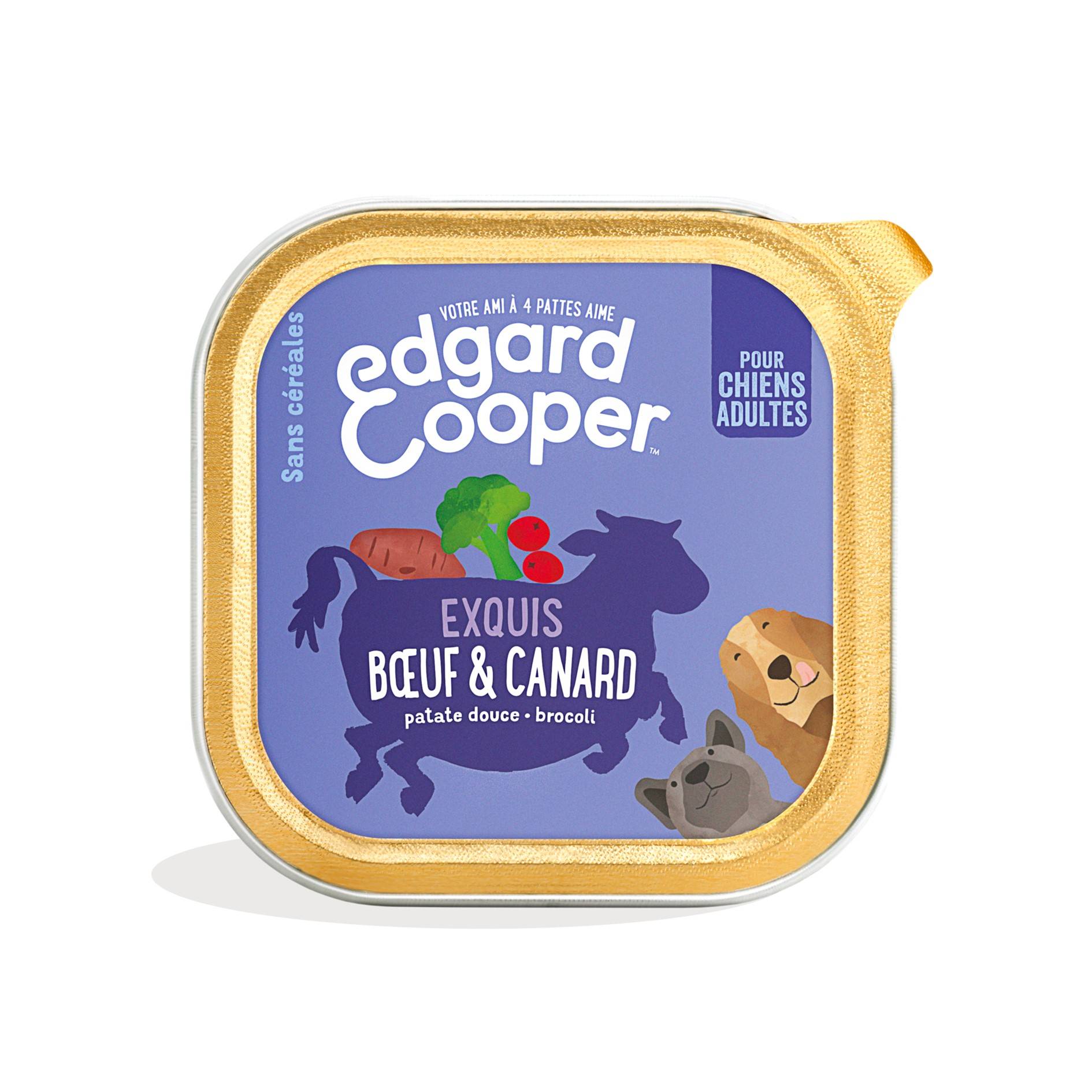 Edgard & Cooper - Comida húmeda para perros adultos sin cereales de res y pato 150 g - Edgard & Cooper - Imagen 4