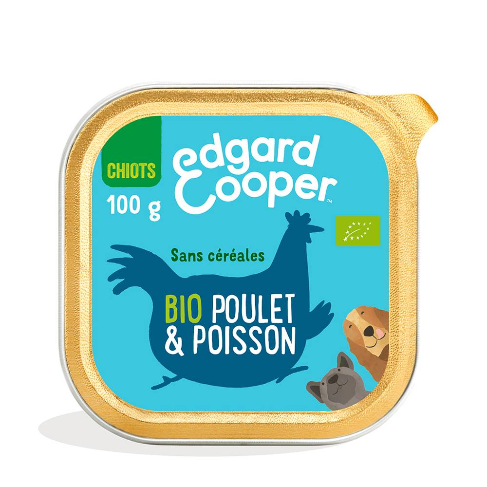 Edgard & Cooper - Pâtée chiot bio sans céréales poisson poulet 100 g - Edgard & Cooper - Image 5