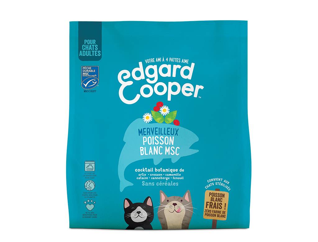 Edgard & Cooper - Croquetas Naturales Gato Sin Cereales Pescado Fresco 300 g - Imagen 3