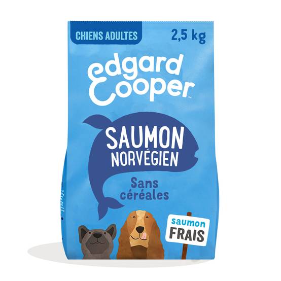 Edgard & Cooper - Croquettes chien adulte sans céréales saumon 2,5 kg - Edgard & Cooper - Image 2