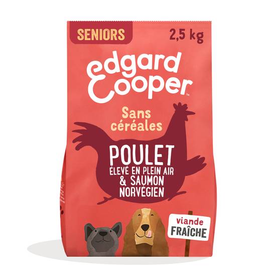 Edgard & Cooper - Croquettes chien senior sans céréales poulet saumon 2,5 kg – Edgard & Cooper - Image 2