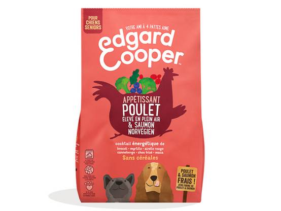 Edgard & Cooper - Croquettes chien senior sans céréales poulet saumon 2,5 kg – Edgard & Cooper - Image 1