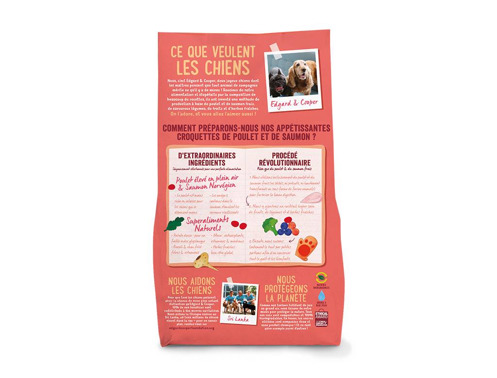 Edgard & Cooper - Croquettes chien senior sans céréales poulet saumon 7 kg - Edgard & Cooper - Imagen 6