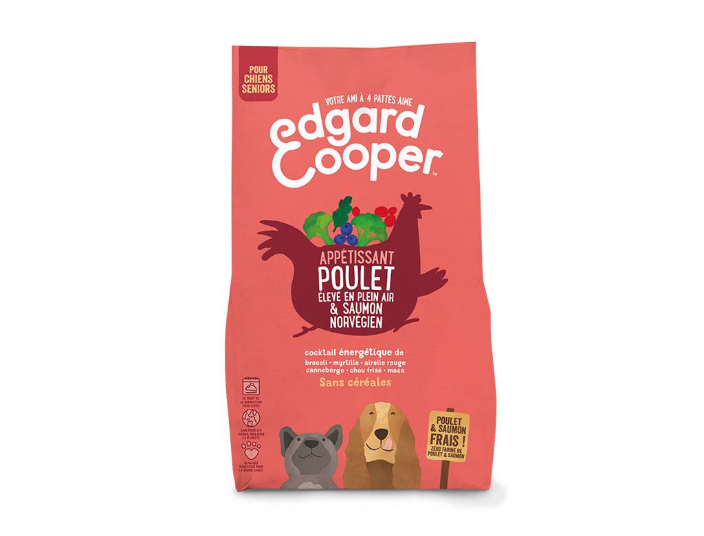 Edgard & Cooper - Croquettes chien senior sans céréales poulet saumon 7 kg - Edgard & Cooper - Imagen 1