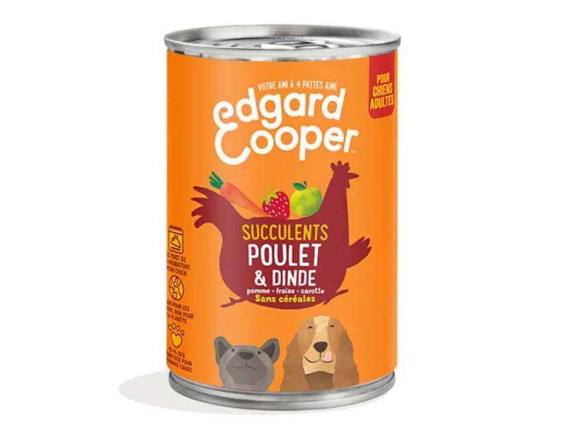 Edgard & Cooper - Pâtée chiens adulte sans céréales Poulet Dinde Frais 400g - Edgard & Cooper - Imagen 13