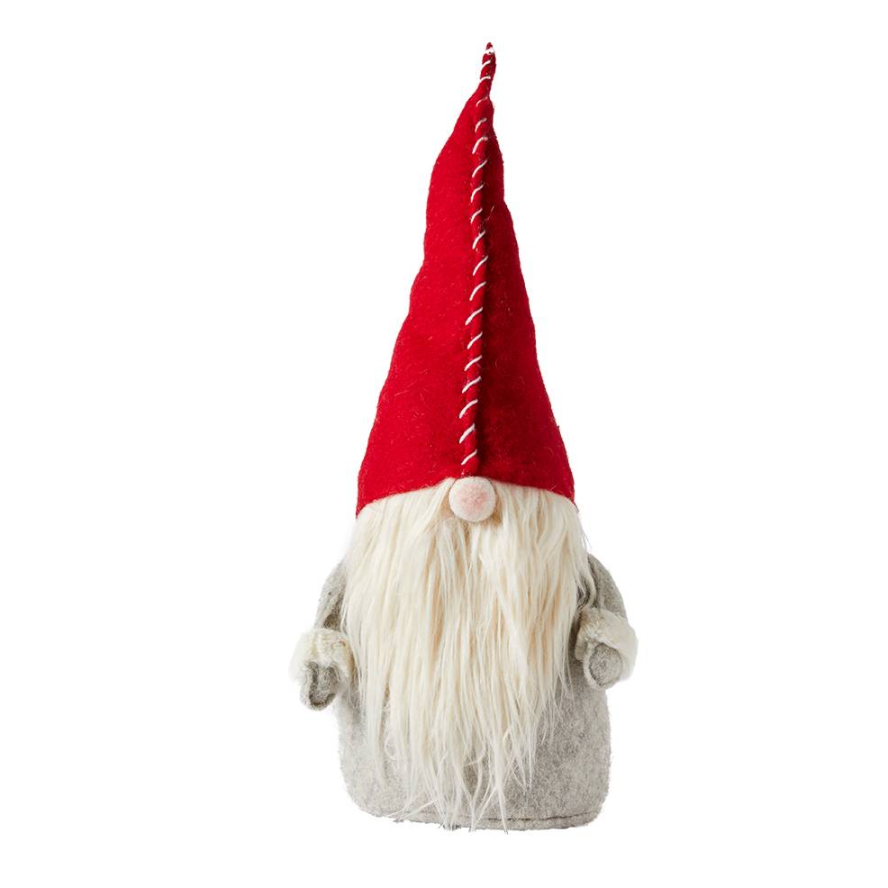 Gnome du Père Noël rouge L.26 x l.18 x H.54 cm - Image 1
