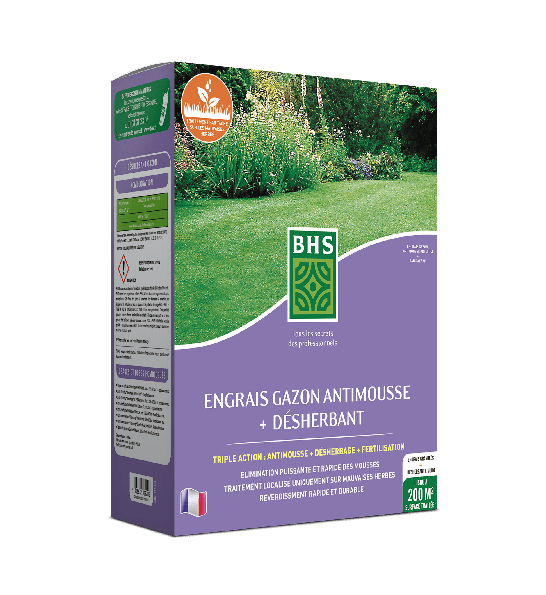 BHS - ENG/DESH GAZON AM 3X8KG FR