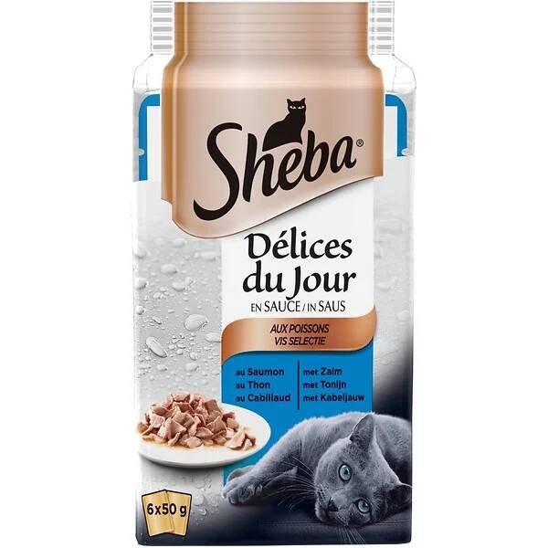 Sheba - Aliment pour chat soupe poisson 6 x 50 g – SHEBA - Image 7