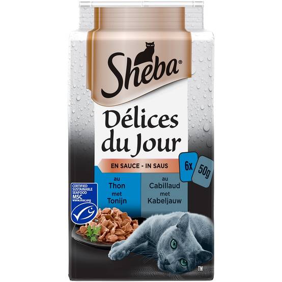 Sheba - Aliment pour chat soupe poisson 6 x 50 g – SHEBA - Image 3