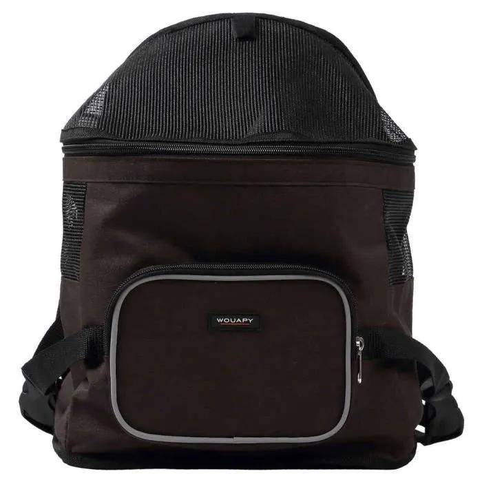 Sac de transport Rollmop Roissy pour chien tissu gris L.35 l.29 H.35 cm - Wouapy - Imagen 1