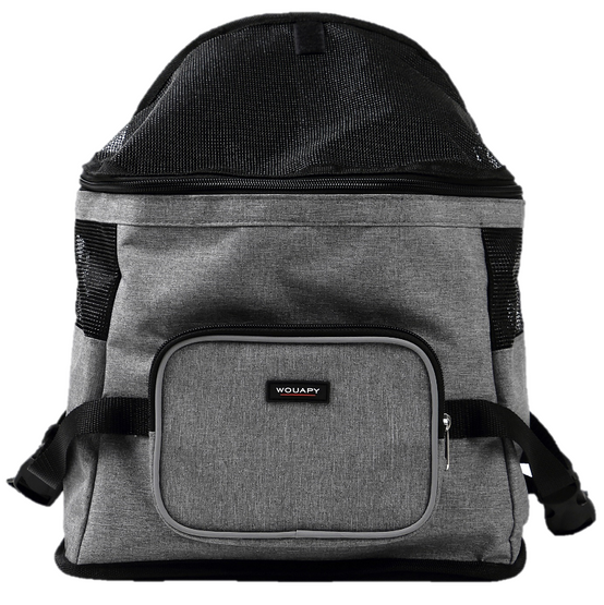 Wouapy - Sac Ventral - 31x22x25 cm - Gris