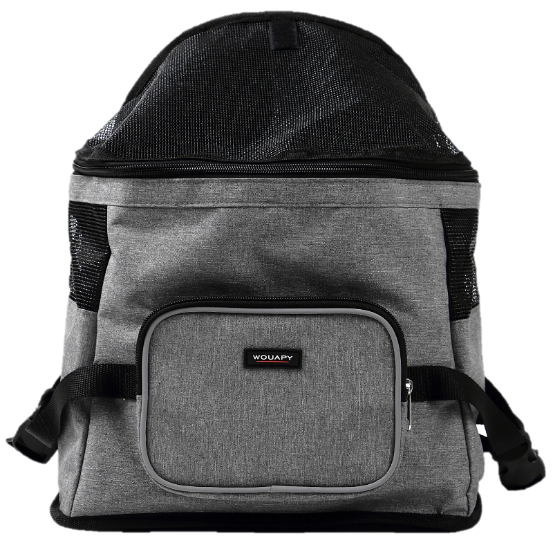 Wouapy - Sac Ventral - 31x22x25 cm - Gris