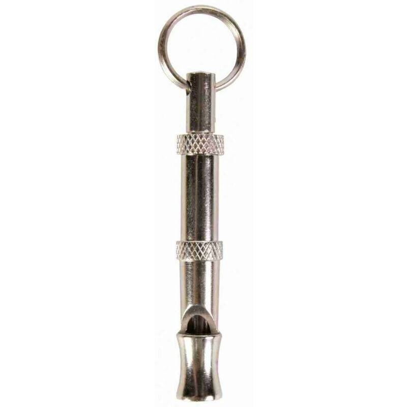 Trixie - Sifflet haute fréquence en métal L.9 x l.1 x H.17 cm