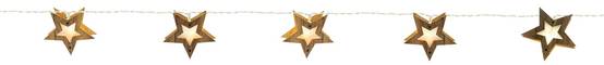 Blachere Illumination - Guirlande LED avec 10 décorations étoile en bois 1.8m - Image 1