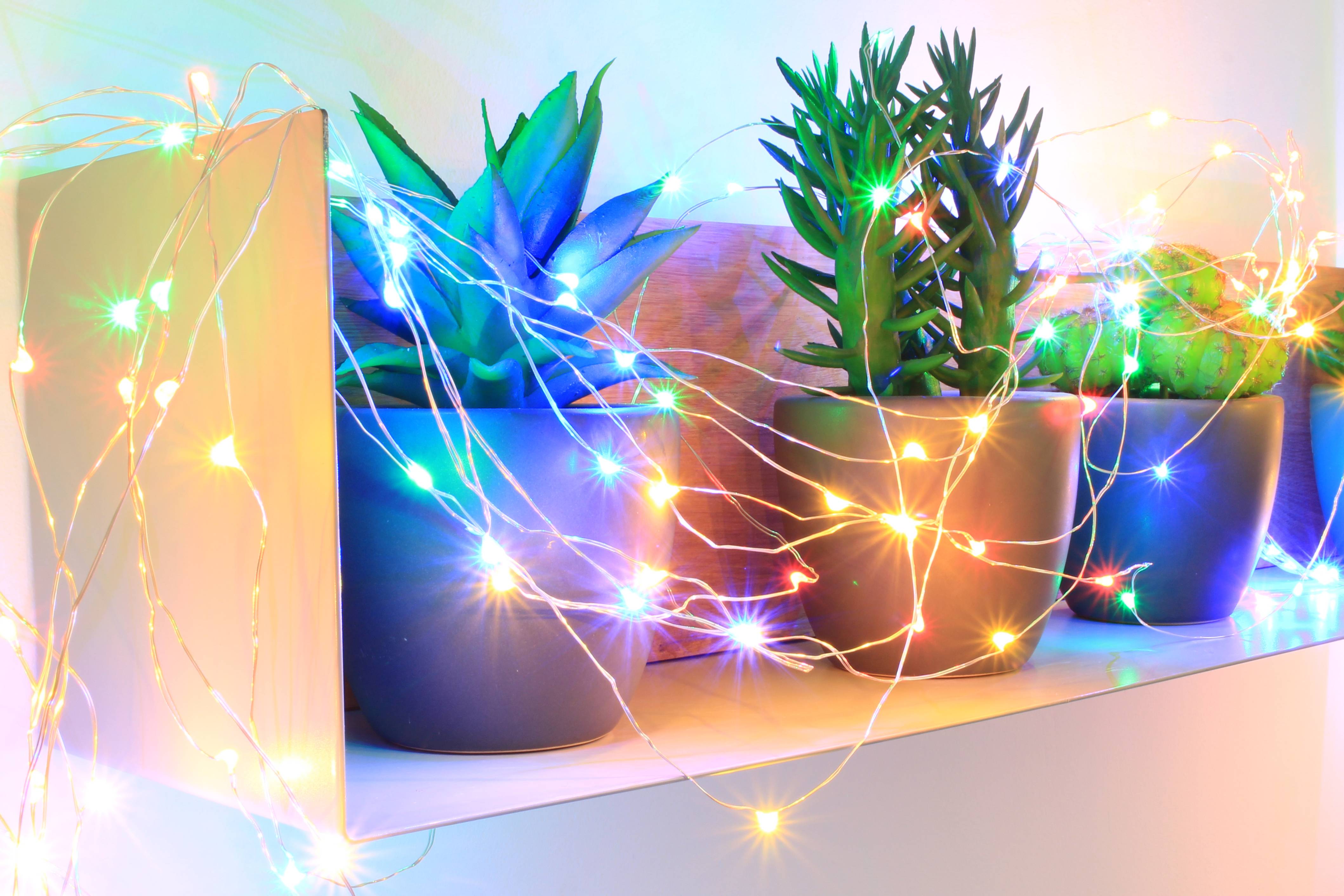 Blachere Illumination - Guirnalda Boa con 500 Micro LED multicolores - L.5 m