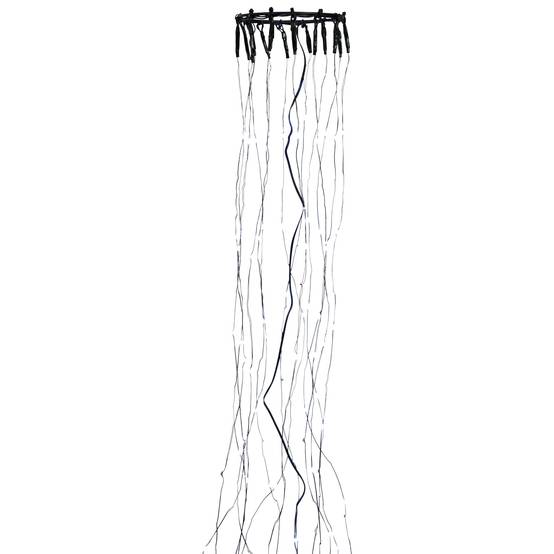 Blachere Illumination - Rideau pour sapin avec 210 micro LEDS Flash & 14 descentes H1,80m - Image 2