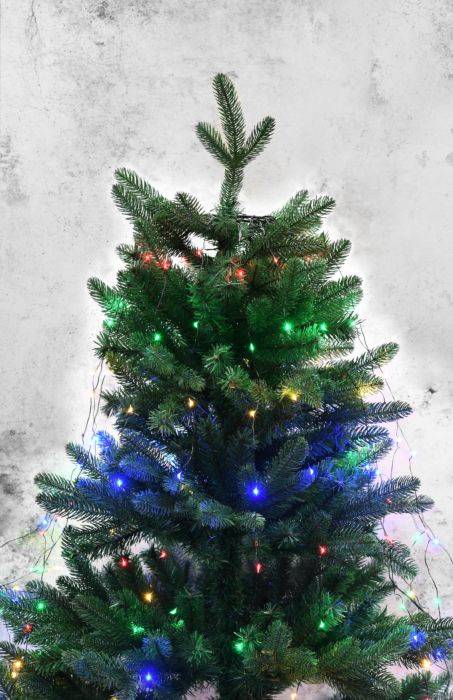Blachere Illumination - Cortina de 252 Micro LED multicolores para árbol H.1,80 m