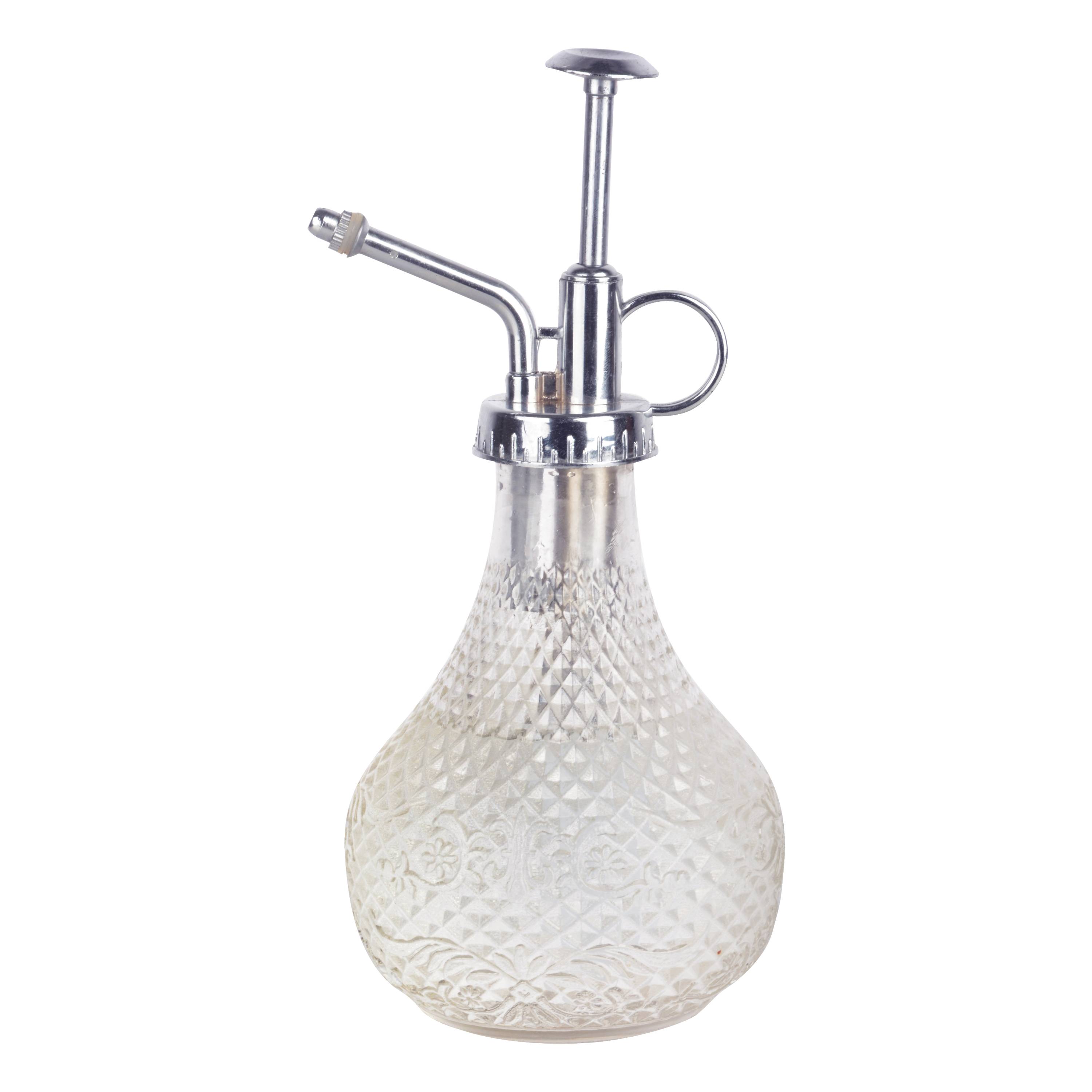 Pulverizador plantas vidrio tachonado transparente Ø 9,3 x H 20 cm - ESSCHERT DESIGN