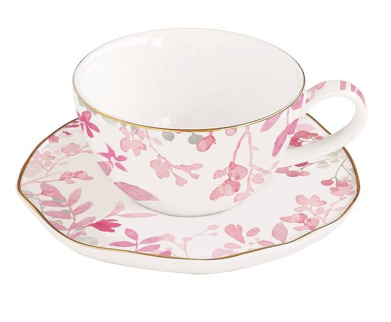 Easy life - Tasse à café en porcelaine Paradise pink 12 cl