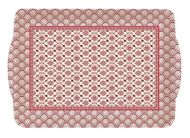 Easy life - Plateau en mélamine Monsoon red L33 x l22 cm