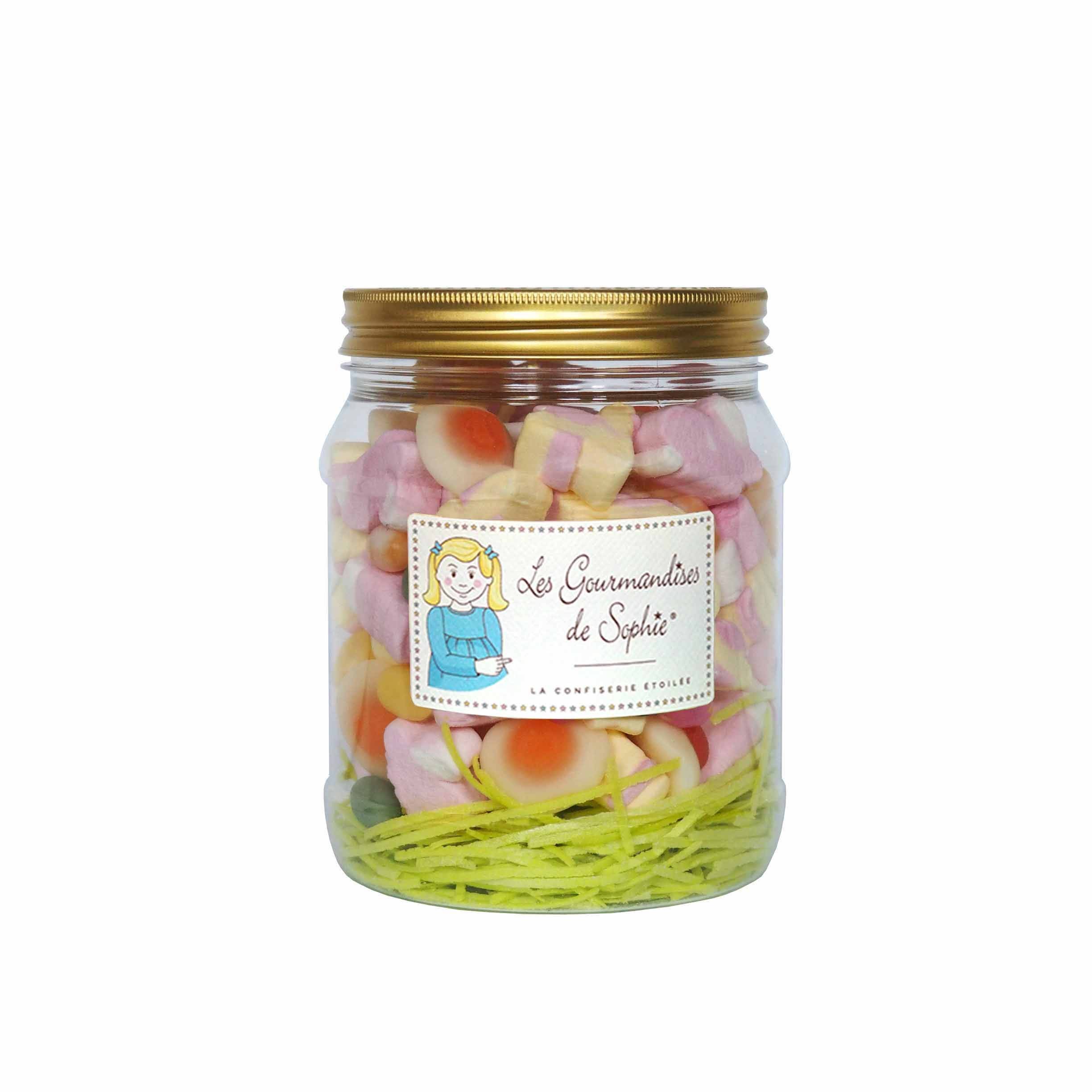 Les Gourmandises de Sophie - Bocal assortiment confiseries Pâques