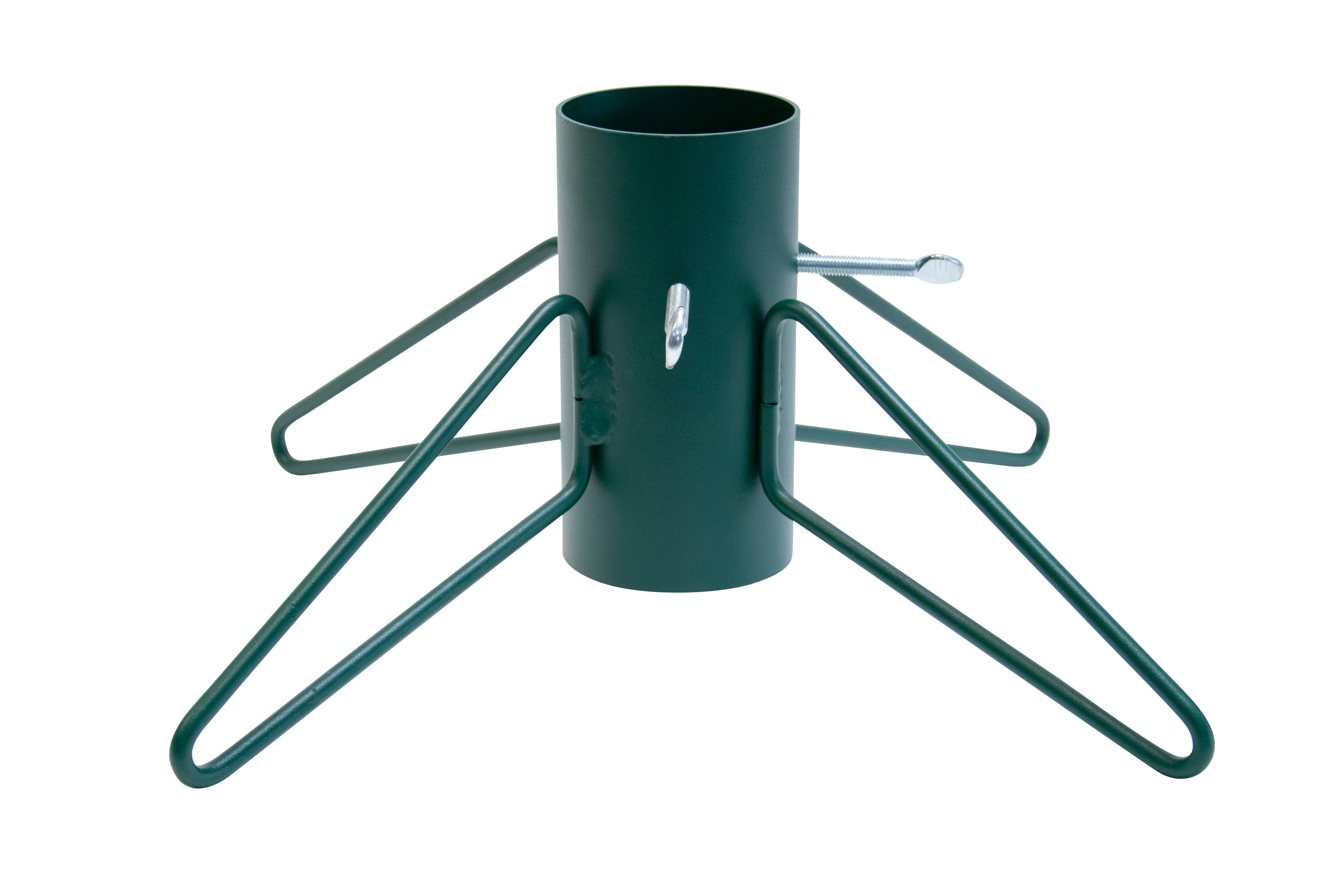 Louis Moulin - Pied de sapin 4 pieds fer rond Vert sapin tube ⌀ 9 cm