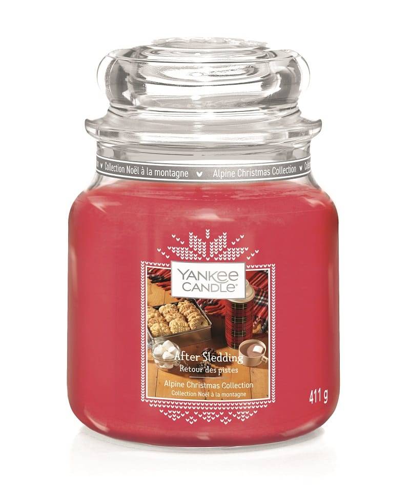 Yankee Candle - Bougie Retour des pistes - Jarre Moyenne - 411 g