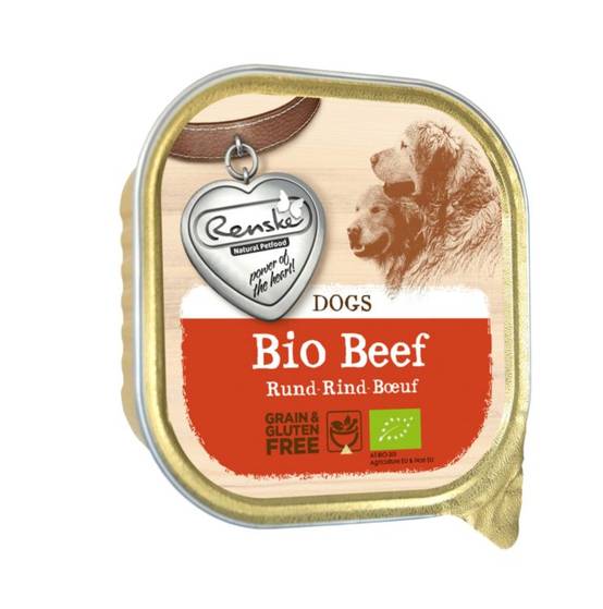 Renske - Aliment humide Renske Bio pour chien - Boeuf - 300 gr