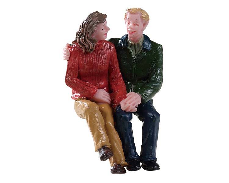 Lemax - Lemax - Figurine Lunch date L.3,10 x l.2,50 x H.5,10 cm