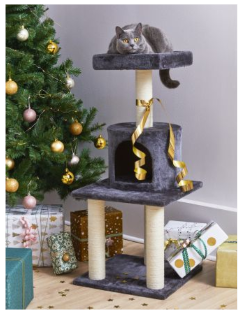 Smooz - Smooz - Arbre à chat Stello gris H.93 cm - Image 1