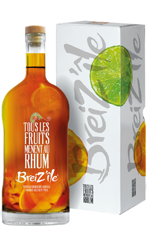 Breiz'ile Tradition - Magnum de Ron Añejo multifrutas 1,5 L - Imagen 2