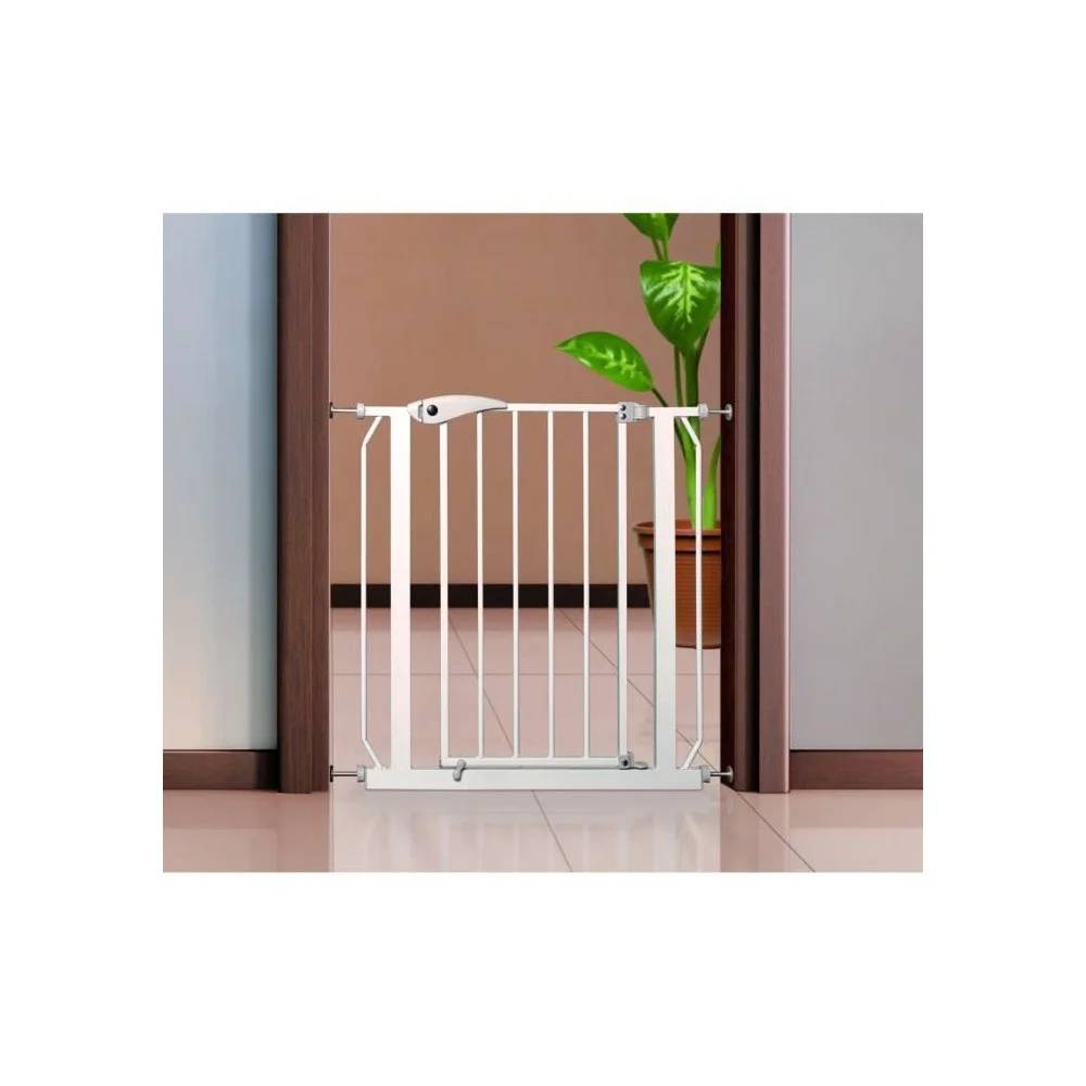 Barrière pour chiens métal blanc 75-85x76 cm - TRIXIE - Image 5