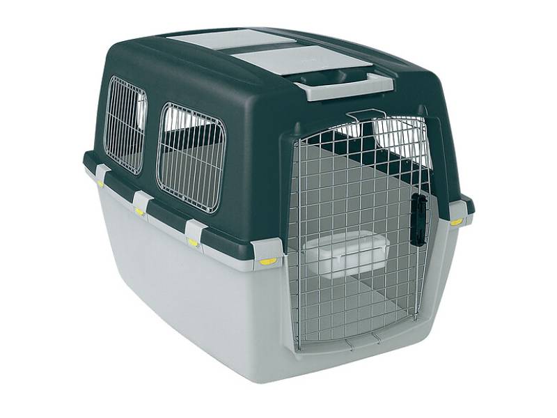 Cage de voyage Gulliver 7 pour chien gris 73x75x104cm - ZOLUX