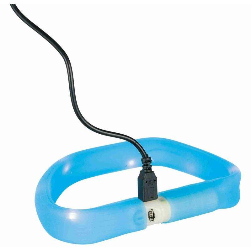 Bande lumineuse chien silicone vert L.70 cm l.18 mm - Trixie - Imagen 8