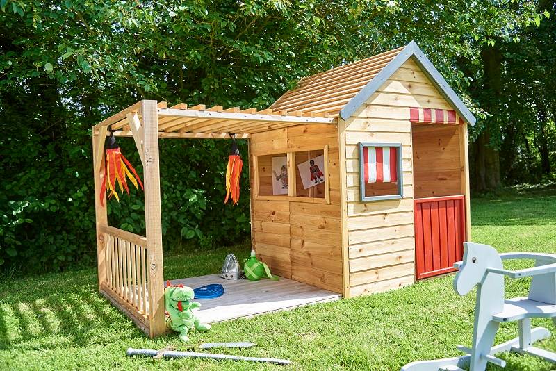 Maisonnette Margot pour enfant L.2,34 x l.1,19 x H.1,58 m - Image 3