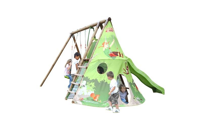 Tipi en toile pour portique L.1,00 x l.2,15 x H.2,35 m - Image 6