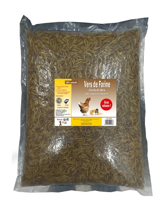 Lifland - Vers de farine déshydratés 1 kg - Image 2