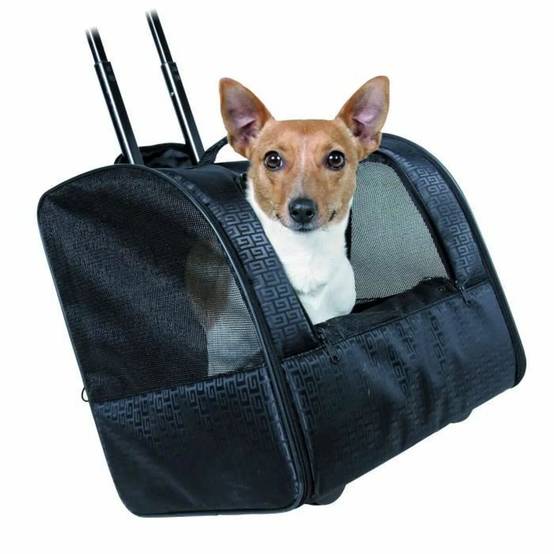 Trixie - Bolsa de transport polyester noir avec roues - TRIXIE - Image 6