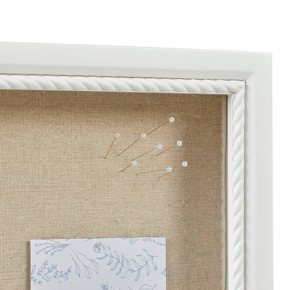 Cadre porte photos mural blanc - L.38 x l.6 x H.38 cm - Image 2