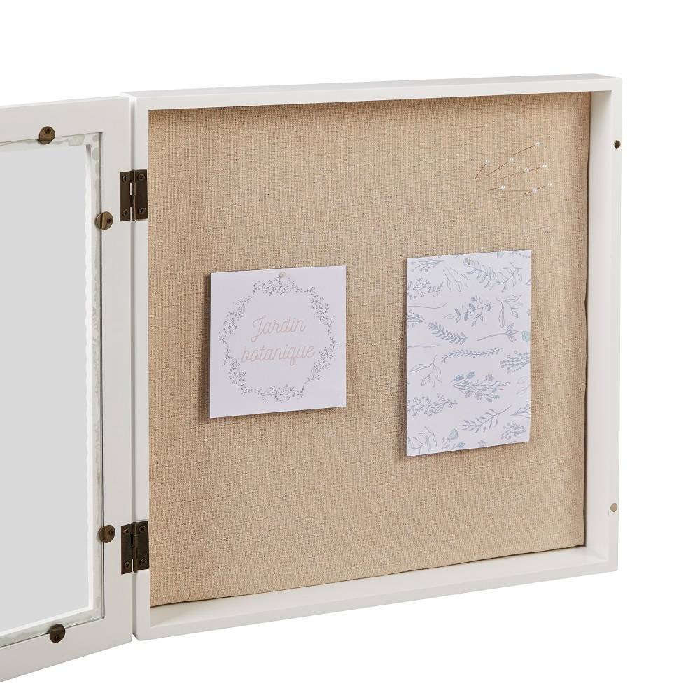 Cadre porte photos mural blanc - L.38 x l.6 x H.38 cm - Image 3